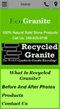 Mobile Screenshot of ecogranitegroup.com